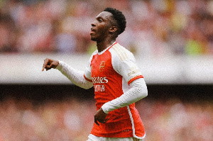 Shatta Wale, Jude Bellingham, others congratulate Eddie Nketiah after first PL hat-trick for Arsenal