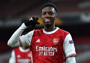 Arsenal’s Eddie Nketiah says he would like to play for Ghana
