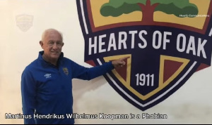 Ghana football in general has a problem, so don’t blame me for Hearts of Oak’s lack of goals – Martin Koopman