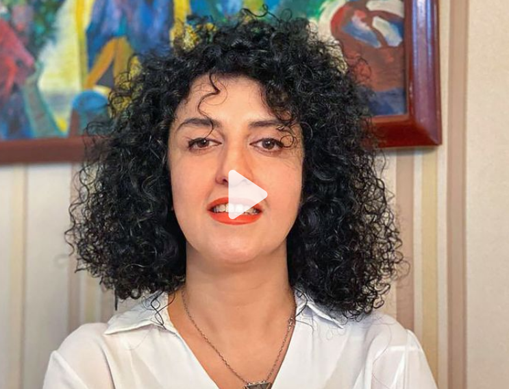 Activist Narges Mohammadi, who is currently in prison in Iran, denounces sexual assault on women