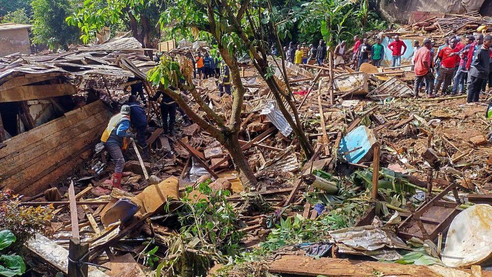 Landslides in Cameroon leave individuals sleeping outside