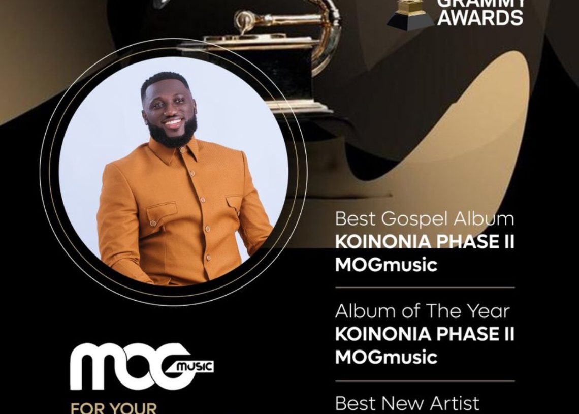 MOGmusic’s album “Koinonia Phase II” considered for Grammy Awards in 3 categories
