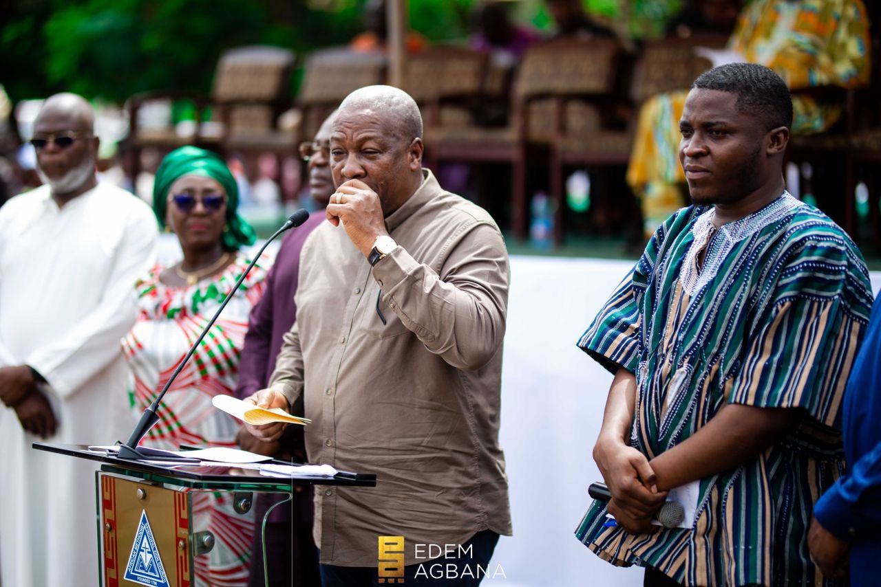“Everyone knows him; he’s humble and very resourceful” – Mahama hints on a male running mate for 2024 elections