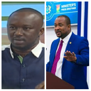 Pius Hadzide lashes out on live TV as NDC spokesman brings up scandal involving Australian visas