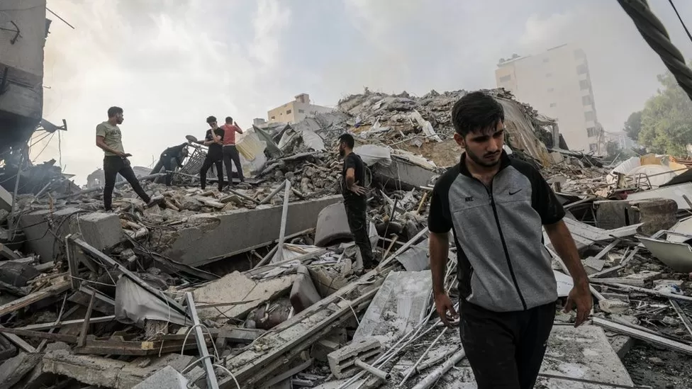 Israel floods Gaza’s hospital with bomb strikes