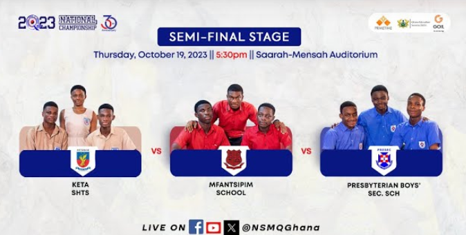LIVESTREAMING 2023 NSMQ: Keta SHTS vs Botwe vs Presec