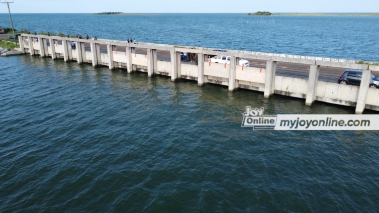 Keta lagoon floodgates opened to ease flooding by dam spillage