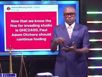 Angry Paul Adom-Otchere takes on social media user