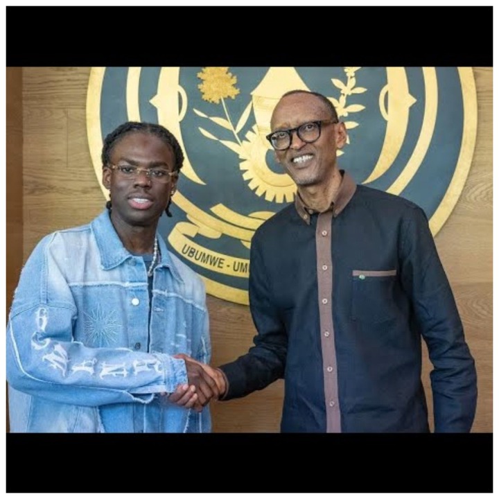 2023 Trace Music Awards: Rema meets Rwandan President Paul Kagame