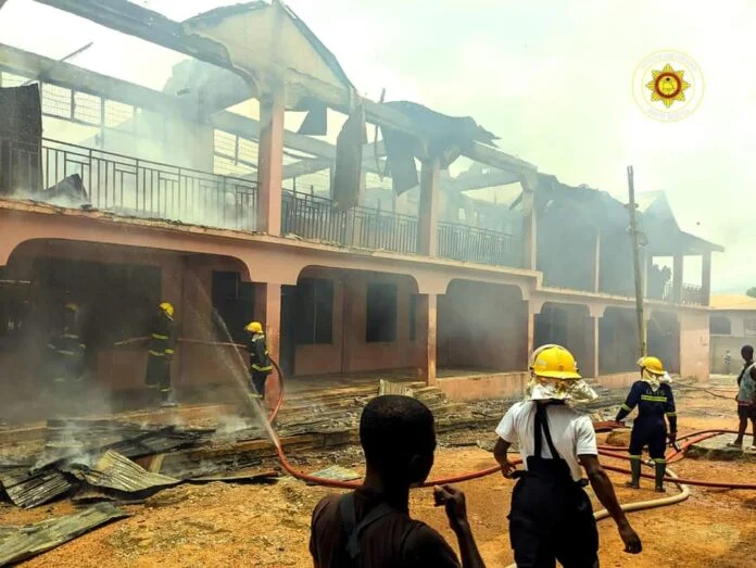 SIMMS SHS boys dormitory gutted by fire