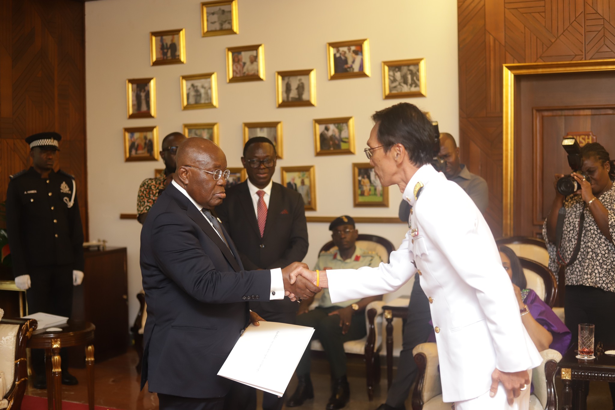 Akufo-Addo receives Letters of Credence from 6 envoys