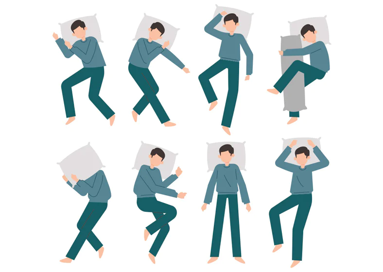 Avoid the habit of sleeping in these positions