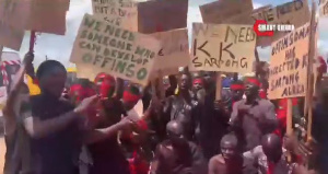 Either KK Sarpong or no one else – Offinso natives  protest Otumfuo’s rejection of chieftaincy candidate
