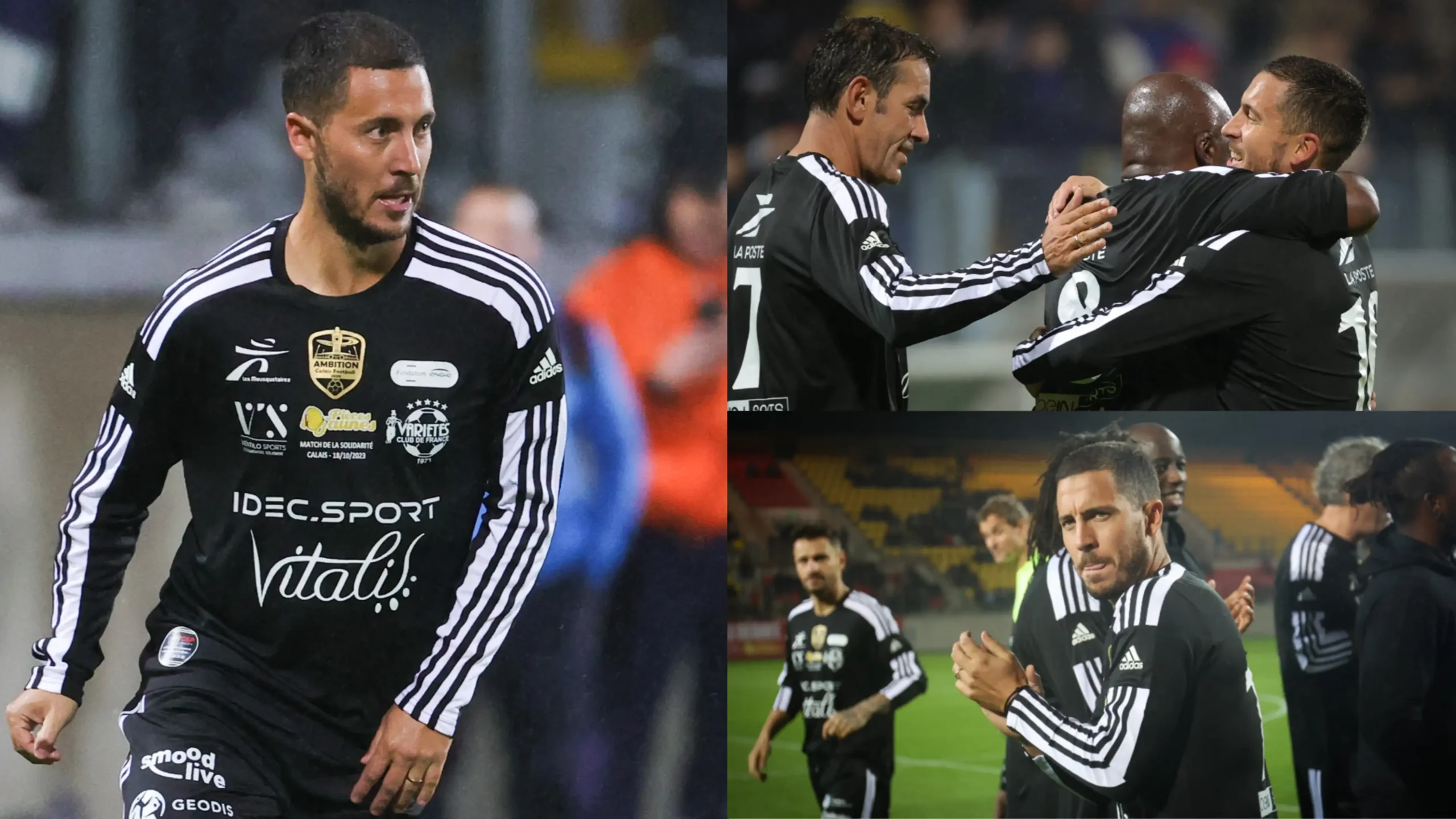  Hazard proves he’s still got sharp skills as he thrills many with clever flick in game with Kylian Mbappe’s dad