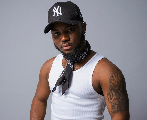 Video: Social media buzzing over King Promise’s outfit to Wizkid’s mother’s wake-keeping ceremony