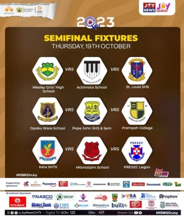 NSMQ 2023: Check out the 9 semifinalists