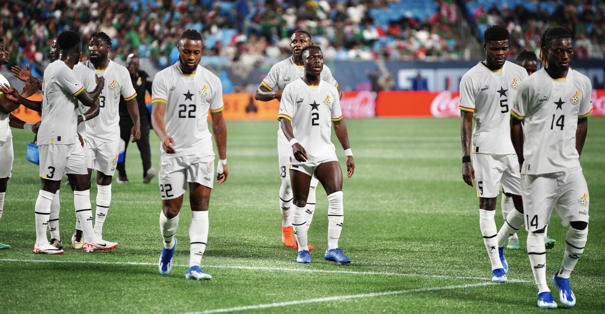 Black Stars lose to Mexico by 2 goals to nil