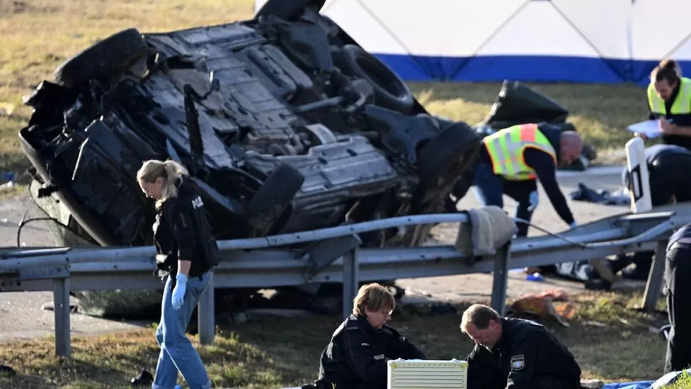 German migrant car crashes resulted in seven fatalities