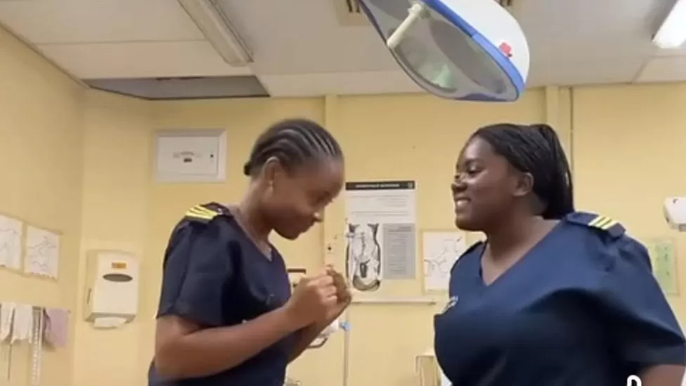 TikTok nurses from Namibia being investigated for dancing at a clinic