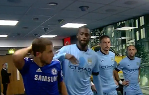 This is why Yaya Toure slapped Eden Hazard after Man City-Chelsea match
