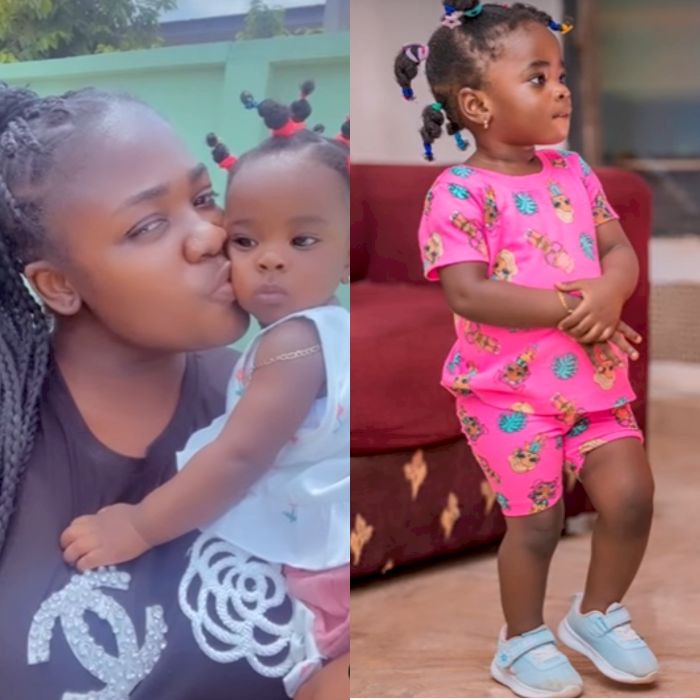 Tracey Boakye flaunts her 2-year-old adopted daughter