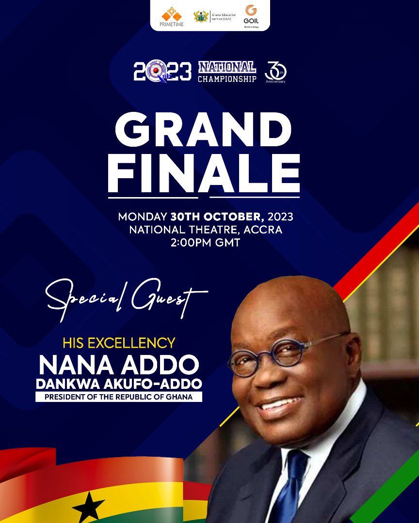 Akufo-Addo honours 2023 NSMQ finale as Special Guest