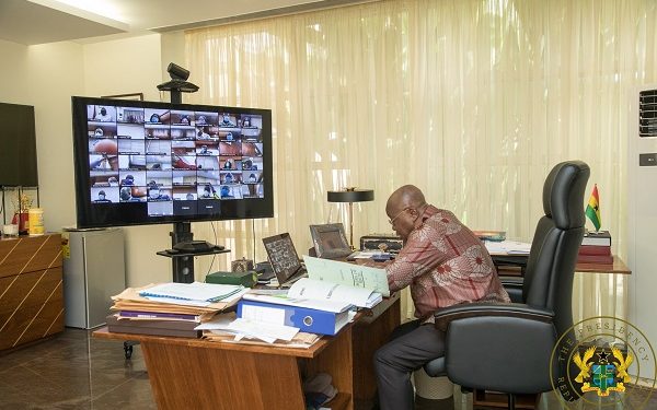 Akufo-Addo to meet with cabinet today to discuss the economy, Dam Spillage matters
