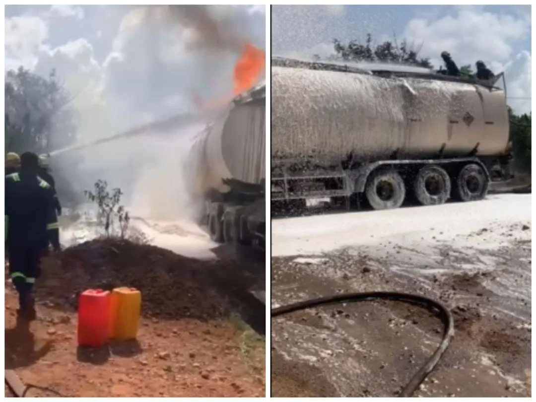 GNFS averts fuel tanker explosion in Akrofufu