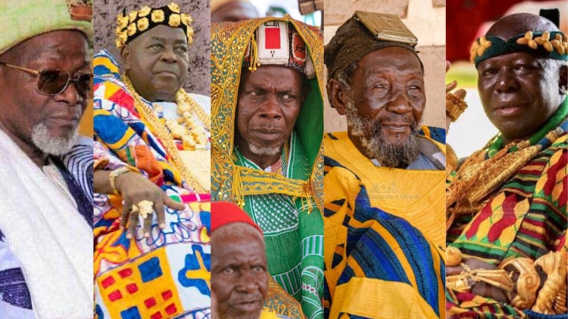 These are the five kings Ghana has