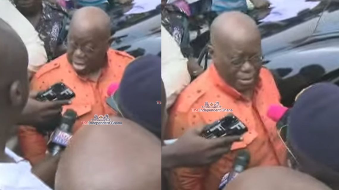 “You want me to talk about this here? Today?!” – Akufo-Addo’s terse reply to economy question in NPP race