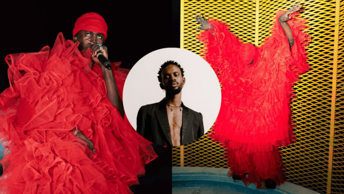 Black Sherif’s stage attire in Gambia captivates netizens for all the right reasons