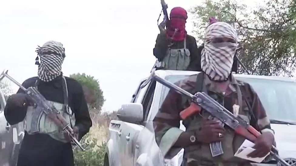 Mourners attending funeral of Boko Haram victims killed by terrorist group