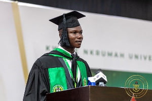 Valedictorian from KNUST urges Wealthy individuals to support needy students for societal development