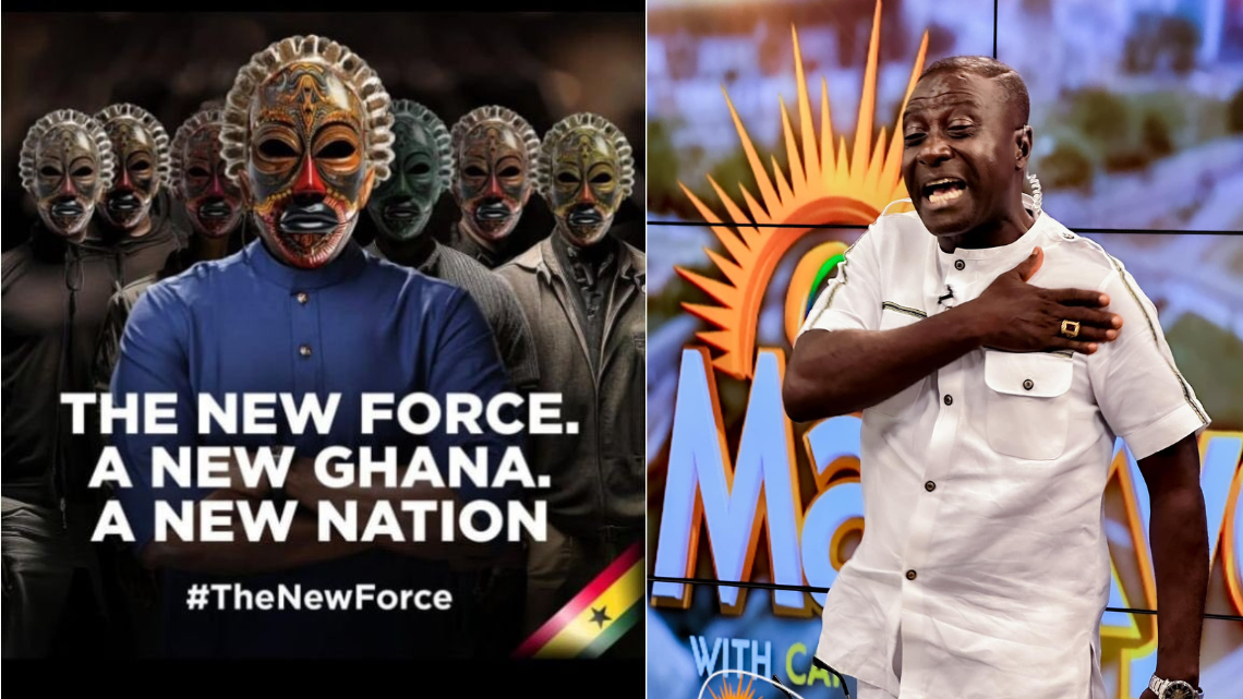 Captain Smart hints being the face behind The New Force billboards, quits Onua TV to “save Ghana”