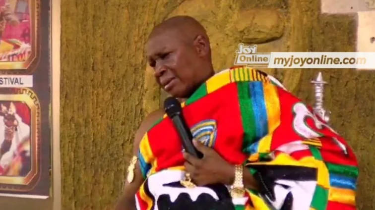 ‘I have been abandoned by my gods due to dust’ – Goasomanhene laments poor roads