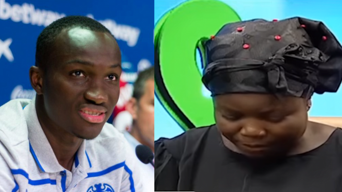 Dwamena’s sister collapses on TV after watching video of her brother and Christian Atsu