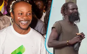 Daddy Lumba gifts ‘mad man’ who went viral for singing his ‘Makra mo’ song at funeral