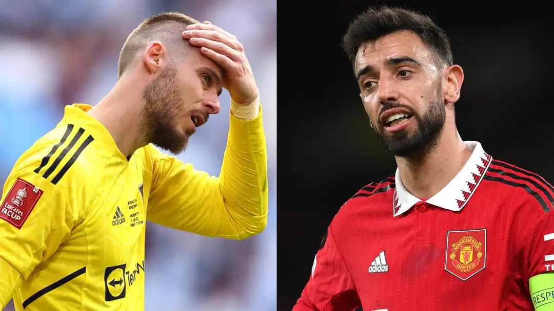 What does David de Geas ‘you are not the right captain’ under Bruno Fernandes’ IG post mean?