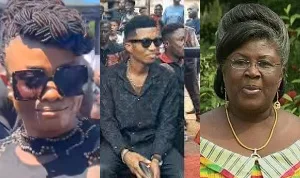 Diana Asamoah, Kofi Kinata other celebrities spotted at Theresa Kufuor’s funeral