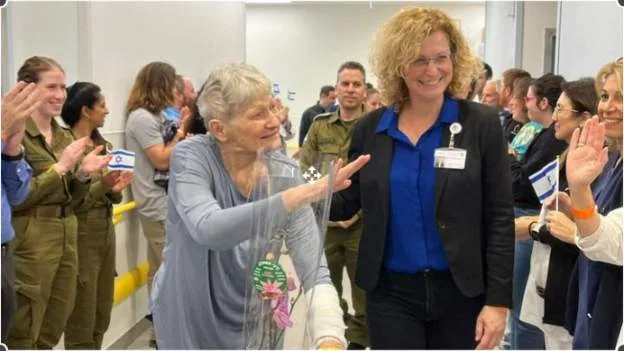 Elderly Israeli captive freed from medical facility