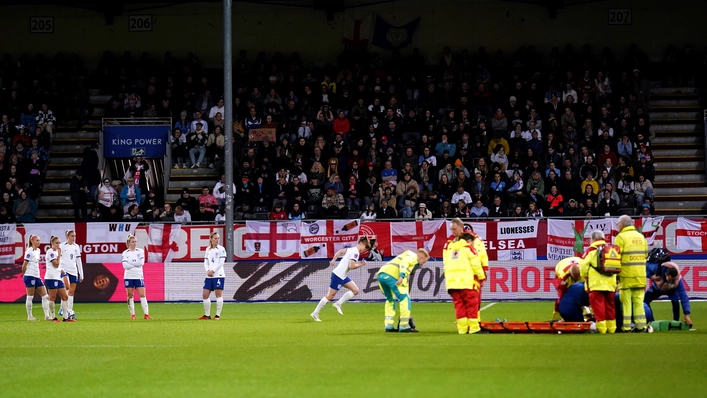 England’s clash with Belgium leaves Greenwood with a head injury