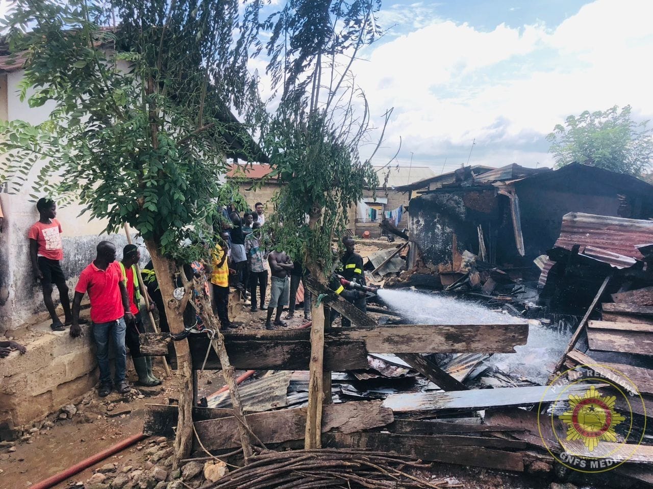 Fire Service saves 4-bedroom house in Suhum from burning to ashes