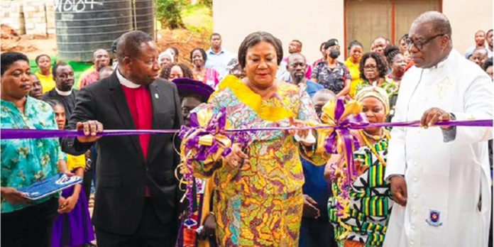 First Lady named after Presbyterian Women’s College hostel at Aburi