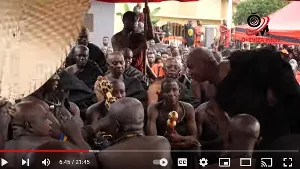 Video: Goasomanhene, other paramount chiefs pay homage to Asantehene in display of respect