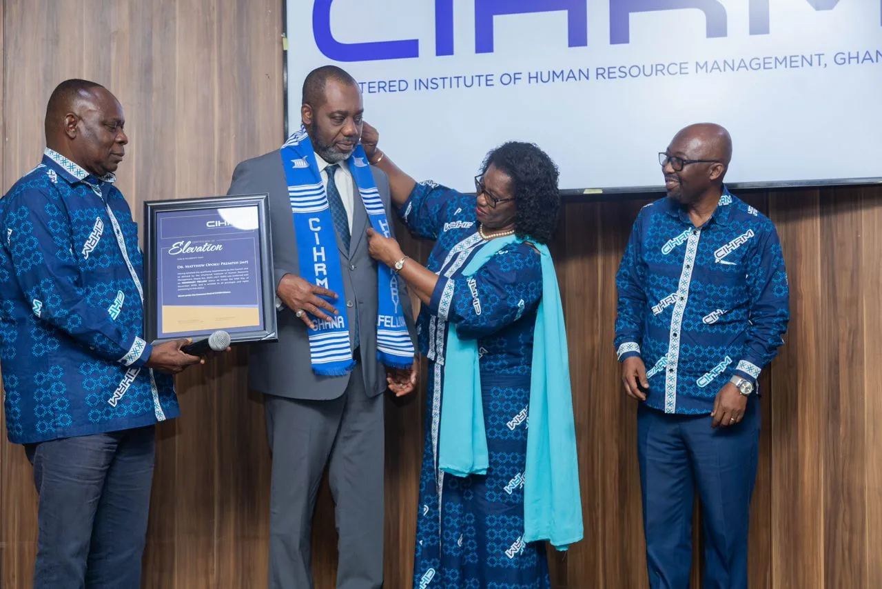 CIHRM-Ghana fellowship conferred on Dr. Matthew Opoku Prempeh