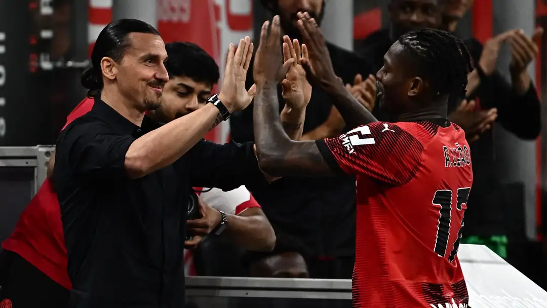 ‘They appeared as best friends but they are not’  – Rafael Leao speaks on his relationship with Zlatan Ibrahimovic