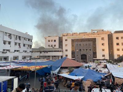 Israeli tanks and soldiers storm Al-Shifa Hospital in Gaza