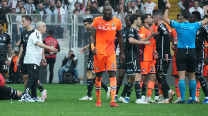 Ghanaian defender Jerome Opoku experiences racial abuse during a Turkish Super Lig match