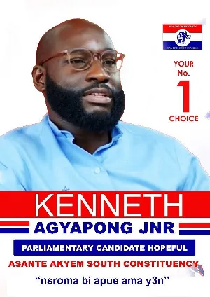 ‘I am not ready to become a politician’ – Son of Ken Agyapong reacts to circulating posters