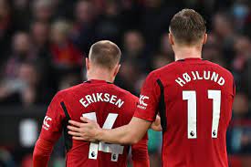 Man United’s Hojlund, Eriksen withdrawn from Denmark team duty